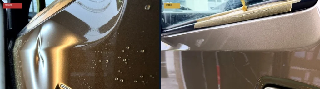 車の凹み修理代の事例集（ドアパンチ・飛び石・凹み）ビフォーアフター
